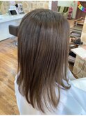 〈wave佐藤店〉オリーブカラーアディクシーカラーブリーチなし