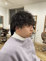 メンズアンダーバーホワイト 南海難波店(Men's _WHITE)&nbsp;ツイストスパイラルパーマ