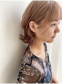 色素薄めのコーラルピンクイルミナカラー20代30代40代