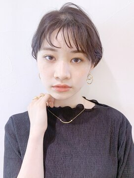 アイティーバイアルバム 藤沢店(IT by ALBUM) ゆるウエーブ_カーキグレージュマッシュショート_8540