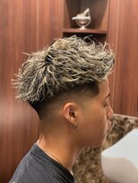 ヒロギンザバーバーショップ 神楽坂店(HIRO GINZA BARBER SHOP)&nbsp;ハイライトツーブロック/スキンフェード/ツーブロックフェード