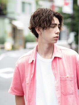 アカ(ACA) センターパートツイストスパイラルパーマツイストパーマ札幌大通