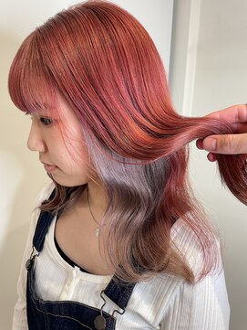 マティス 表参道(matiz) チェリーブラウンイメチェンホワイトラベンダーグレージュカラー