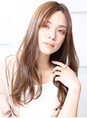 大人可愛い小顔美髪ツヤ髪モテ髪黒髪ふんわりカールB3