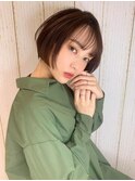 ナチュラル愛されショートボブ