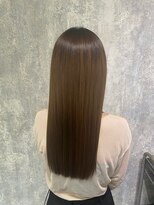 ジーナ 本八幡(Zina)&nbsp;髪質改善＊ロングレイヤーグレーベージュ＊美髪【Zina本八幡】