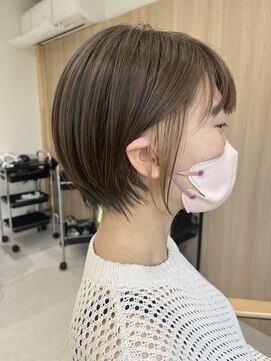 メロウ(mellow) イヤリングカラー×ミルクティーベージュ