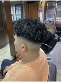 フェードカット&ツイストスパイラルパーマ【SHOHEI】