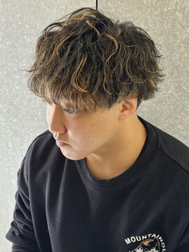 ニアウ 太田店(Niau) メンズパーマ波巻きスパイラルパーマツイストスパイラルパーマ