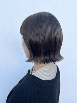 ルセ イノベーション 白岡本店(Ruse innovation) 【４月】切りっぱなし×ダークグレージュ