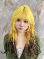 モニカ 栄店(MONIQA)&nbsp;イエロー×ブラウン