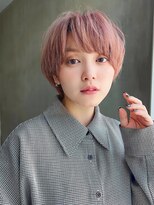 ソヨン 仙台落合店(SOYON)&nbsp;ホワイトピンク丸みショート