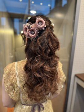 コマリ(comari) ハーフアップ