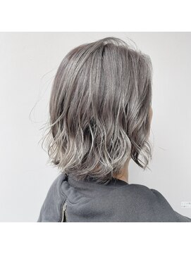 ルミヘアー 金沢駅西口店(Lumi hair) ★アッシュグレー/ボブパーマ/ダブルカラー/透明感カラー/金沢