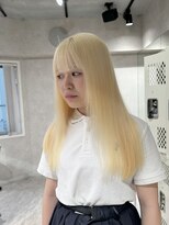 ハイプ(HYPE)&nbsp;【藤沢】ロングレイヤー/抜きっぱなしブリーチ/ホワイトブロンド
