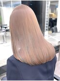 韓国アッシュグレージュカラーハイトーンカラー顔周りブリーチ