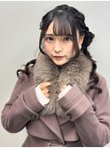 低めサイドおだんご♪