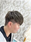 ツーブロックショート