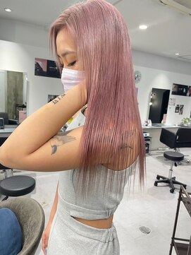 キング 枚方店(K!ng) 縮毛矯正髪質改善ハイライトレイヤーカット枚方美容室エクステ