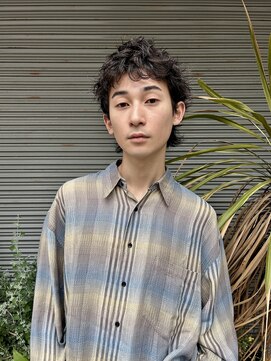 ヒュージ 表参道(huge) スパイキーショートパーマ/ニュアンスパーマ/メンズパーマ