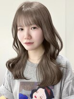 ビューシンサイバシ(VIEW SHINSAIBASHI)&nbsp;ミディアムレイヤーカット前髪イメチェンベージュ10代20代30代