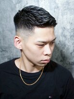 ヒロギンザバーバーショップ 新宿店(HIRO GINZA BARBER SHOP) メッシュアップバングフェード