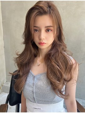 エイミー(Aimee) Aimee 町田 ニュアンスレイヤー×透け感ブラウン