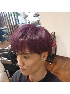 サロン ド ビューティー ラ デュース ワインレッドブラウン