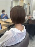 ミニボブ ショート/ショートボブ/ハイライト/ボブ/ブリーチ/ボブ