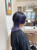 メルク(merc)&nbsp;カール/セミディ/シアーカラー/姫カット/ラベンダー