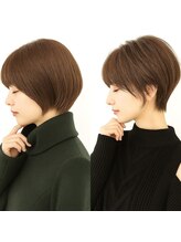 【細部にこだわる方必見!ショート・ボブ・顔周りを髪質や骨格に合わせてデザインします】