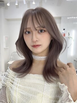 a19レイヤーカットミルクティーカラーミルクティーベージュ