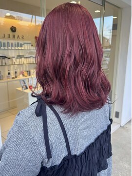 ヒビカ(HIBIKA) ブリーチなし　赤味系カラー　チェリーレッド