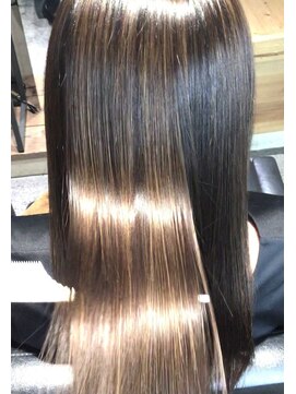 アンジュ 色髪(anju 色髪) 髪質改善 トリートメント+カラー