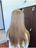 透明感ミルクティーカラー