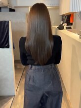 ユンク(UNC)&nbsp;髪質改善『ノフ』トリートメント お客様画像。(加工無し)