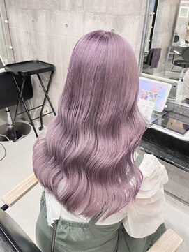 ワンズクロエ 原宿店(ONE's Chloe) ミディアムレイヤーカット似合わせカットダークアッシュ着物原宿