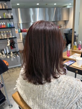 アヴァンスアンス 広島袋町店(AVANCE.ens) 着物ヘア/大人ガーリー/ダークアッシュ/似合わせカット/本通り