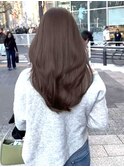 17948黒髪ダークブルーワンホンレイヤー韓国フィンガーウェーブ