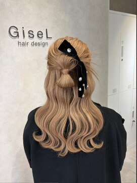 ジゼル 小倉(GiseL) カチモリハーフアップ