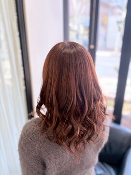 ピュア ポイント 和光店(PURE POINT) ブリーチ無しカラーpink brown