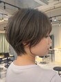 ジアン テラス(GIEN TERRASSE) 柔らか透明感のあるカラーとふんわりショート。