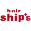 ヘアー シップス(hair ship+s)のお店ロゴ