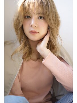 ヴィークス ヘア(vicus hair) ハニーベージュ×フェザーバング by 井上瑛絵