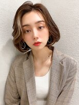 ラルユー 金山(LallYou)&nbsp;くびれヘア/くすみブルー/ミニウルフ/メルティカラー