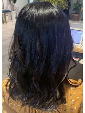 ジャストビューティ ルフレ 金沢八景店(Just Beauty Rufure) マロンベージュ/Aラインボブ/かきあげ/金沢八景