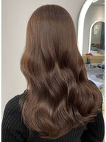 ジーナ 船橋(Zina)&nbsp;オトナ女子ツヤ髪アッシュカラーふんわりミディシースルーバング