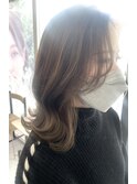 【Zina千早SAKI】ボブルフ/艶カラー/20代30代40代