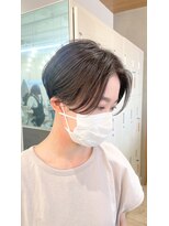 ロンドアジュール 横浜(Lond azur) ハンサム刈り上げ前下がりショート【横浜/横浜ショート】