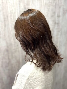テトテ 門戸厄神店(tetote) 【tetote村山サロンスタイル】顔回りレイヤー／チェリーブラウン